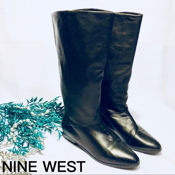 Nine West Shoes - Nine West Tall Genuine Leather Boots